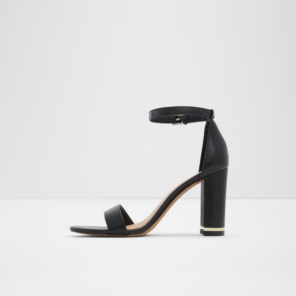 Dámské Sandály Aldo Frilajan High heel sandal - Block heel Černé | 87194OPIB