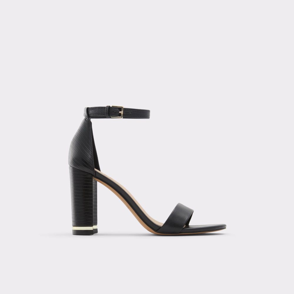 Dámské Sandály Aldo Frilajan High heel sandal - Block heel Černé | 87194OPIB