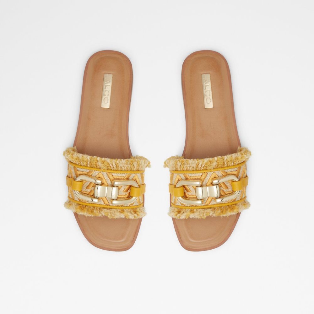 Dámské Sandály Aldo Fringie Slide sandal Oranžové | 62348GMDE