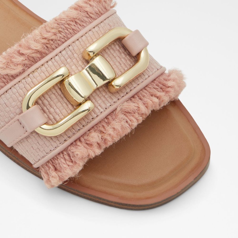 Dámské Sandály Aldo Fringie Slide sandal Světle Růžové | 35014GQXF