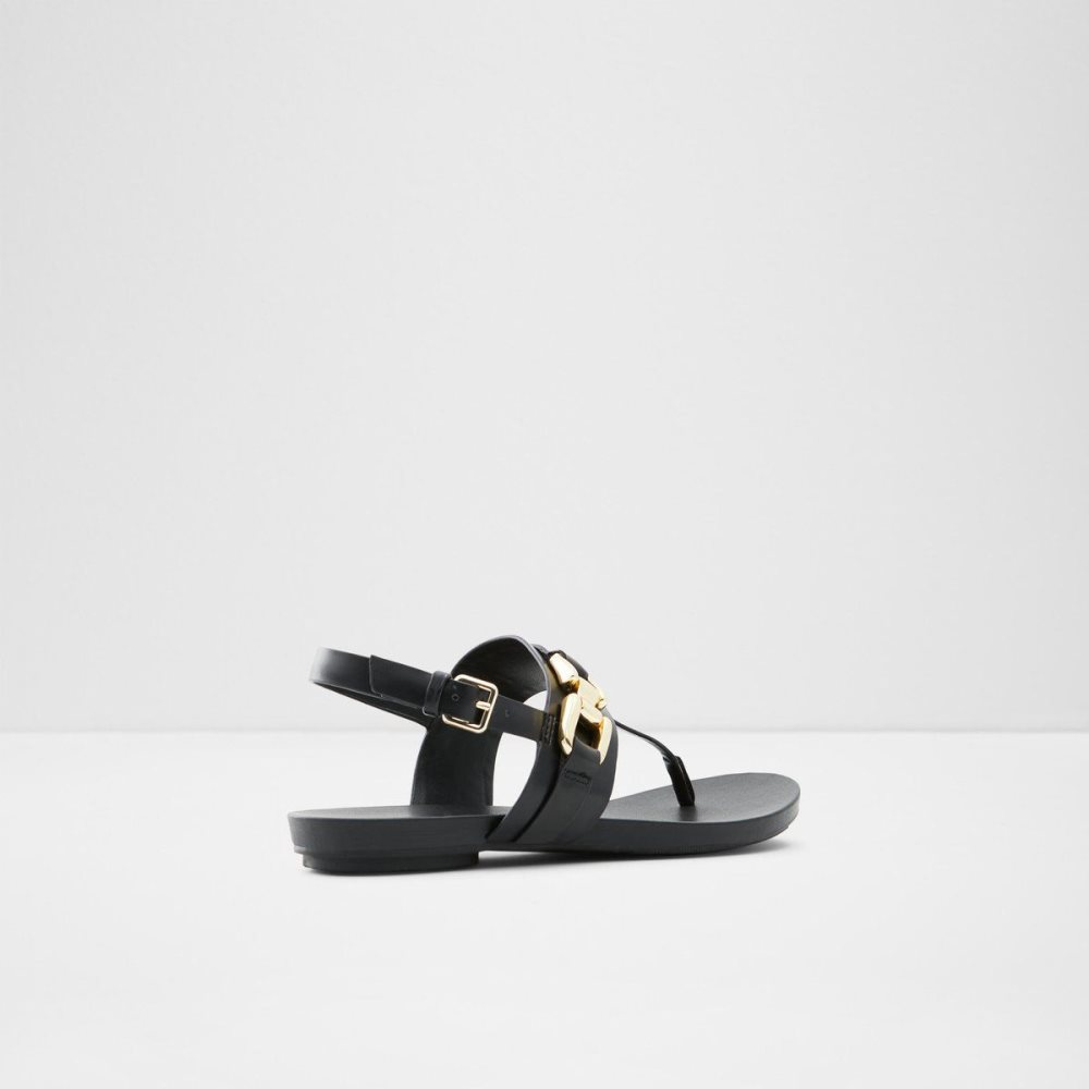 Dámské Sandály Aldo Gannamaryn T-strap sandal Černé | 09457NAIS