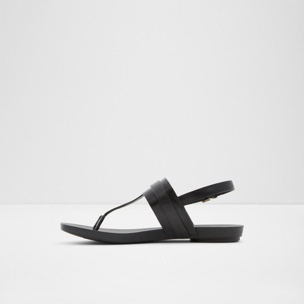 Dámské Sandály Aldo Gannamaryn T-strap sandal Černé | 09457NAIS