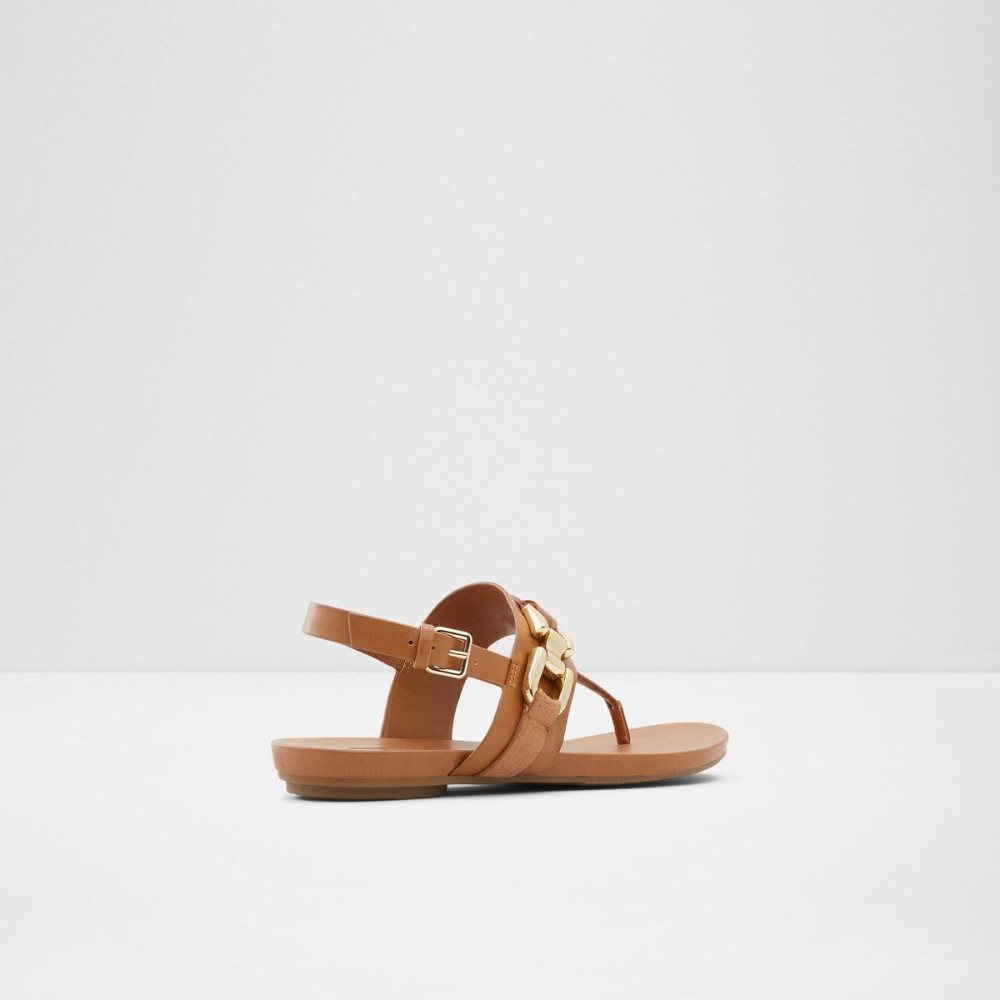 Dámské Sandály Aldo Gannamaryn T-strap sandal Hnědé | 02749GJVB