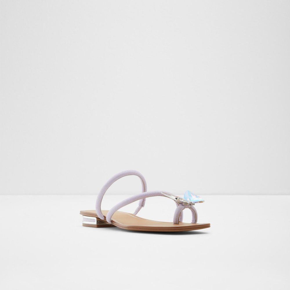 Dámské Sandály Aldo Garberia Flat sandal Světle Fialové | 80642FOHQ