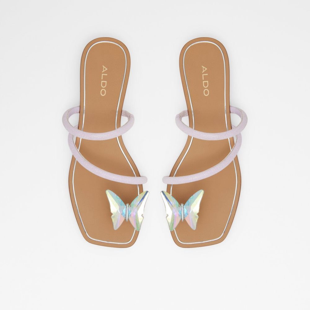 Dámské Sandály Aldo Garberia Flat sandal Světle Fialové | 80642FOHQ