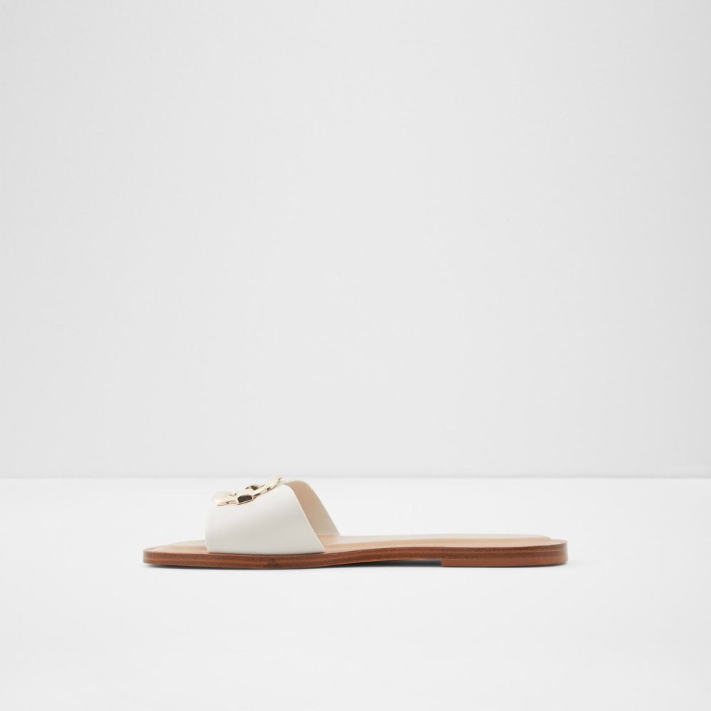 Dámské Sandály Aldo Glaeswen Slide sandal Bílé | 02398FWZC