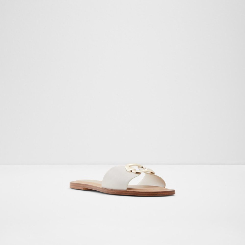 Dámské Sandály Aldo Glaeswen Slide sandal Bílé | 02398FWZC