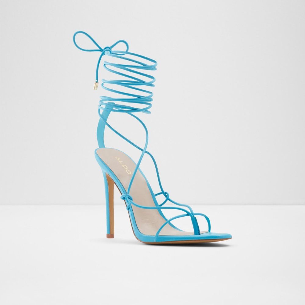 Dámské Sandály Aldo Glaosa Strappy heeled sandal - Stiletto heel Blankyt | 27084PCVY