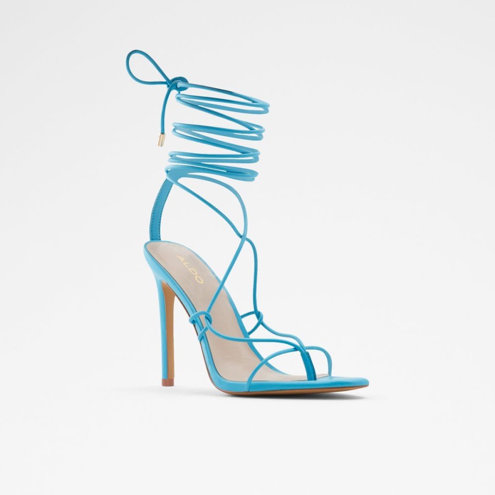 Dámské Sandály Aldo Glaosa Strappy heeled sandal - Stiletto heel Blankyt | 27084PCVY