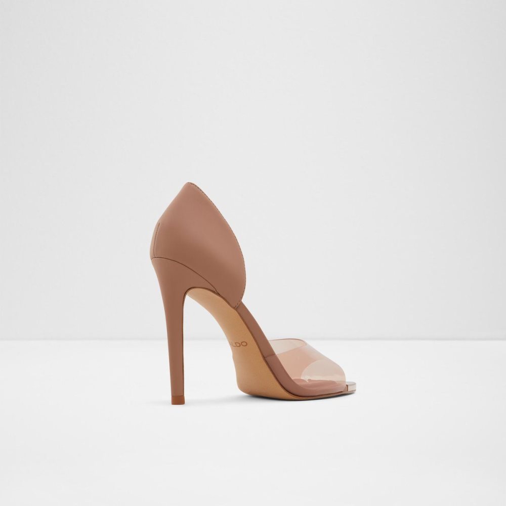 Dámské Sandály Aldo Gwendassi High heel sandal - Stiletto heel Béžový | 02749KVUG