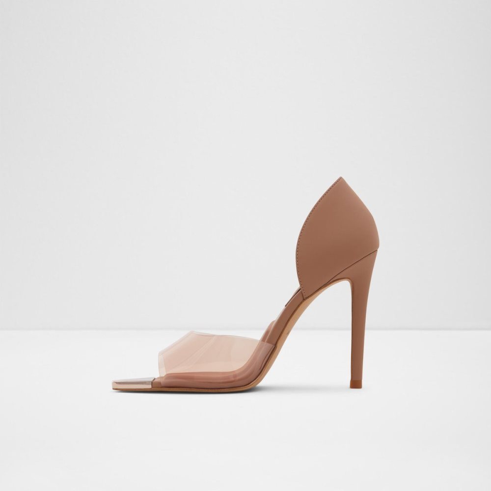 Dámské Sandály Aldo Gwendassi High heel sandal - Stiletto heel Béžový | 02749KVUG