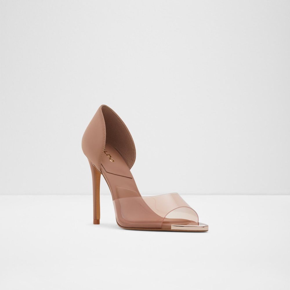 Dámské Sandály Aldo Gwendassi High heel sandal - Stiletto heel Béžový | 02749KVUG