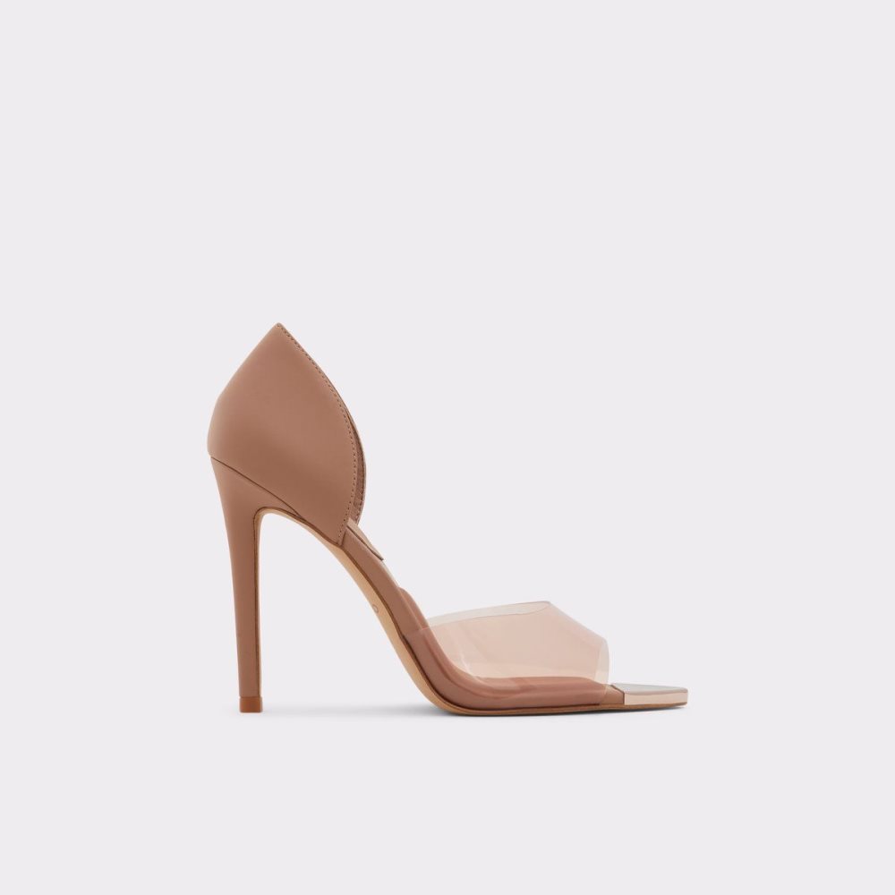 Dámské Sandály Aldo Gwendassi High heel sandal - Stiletto heel Béžový | 02749KVUG