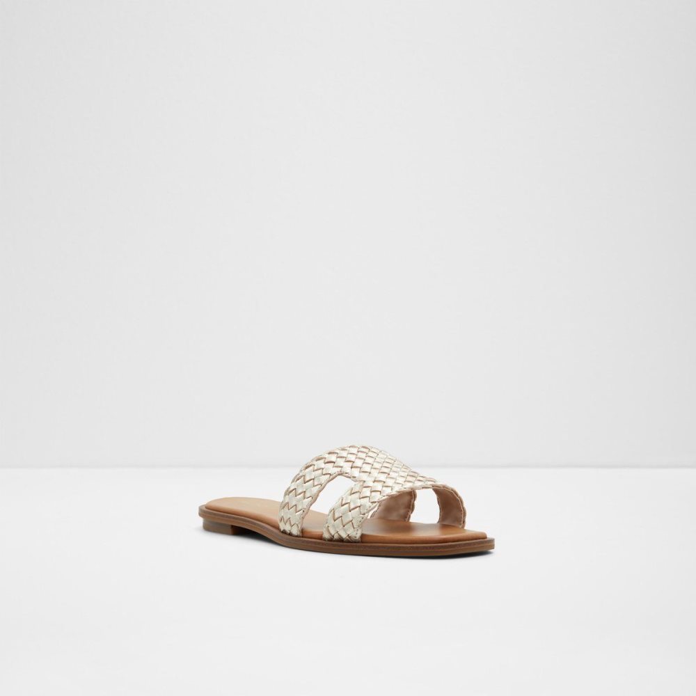 Dámské Sandály Aldo Irmaos Slide sandal Champagne | 78549OSKX