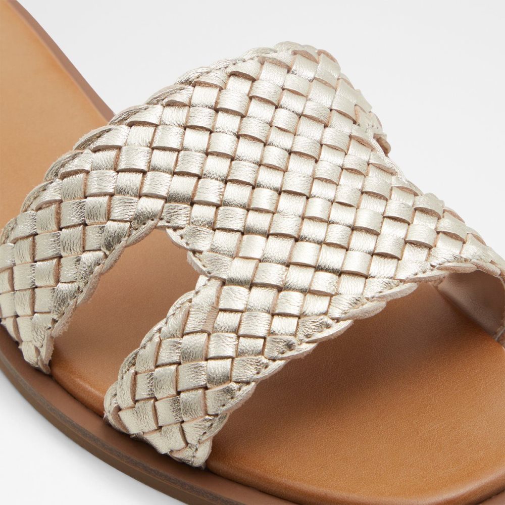 Dámské Sandály Aldo Irmaos Slide sandal Champagne | 78549OSKX