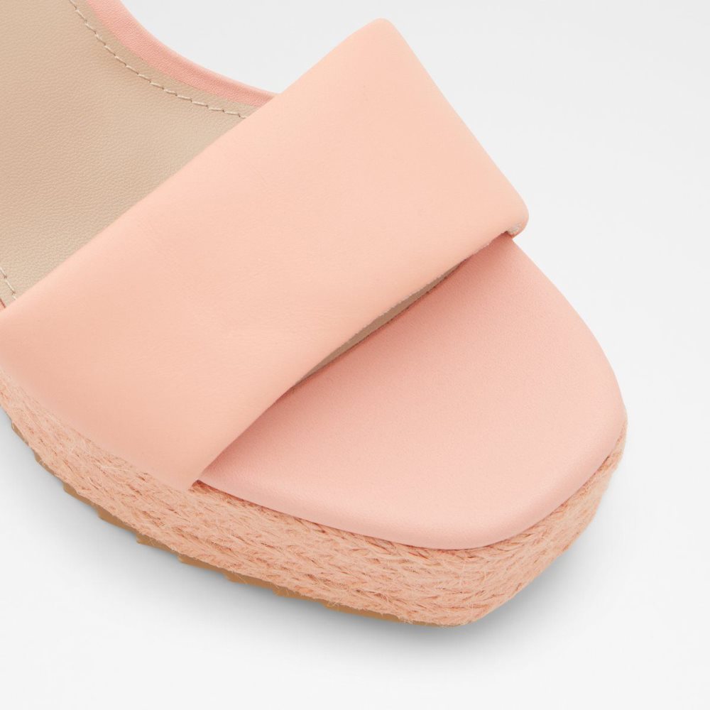 Dámské Sandály Aldo Jeigh Wedge sandal - Wedge heel Světle Oranžové | 51927RZMV