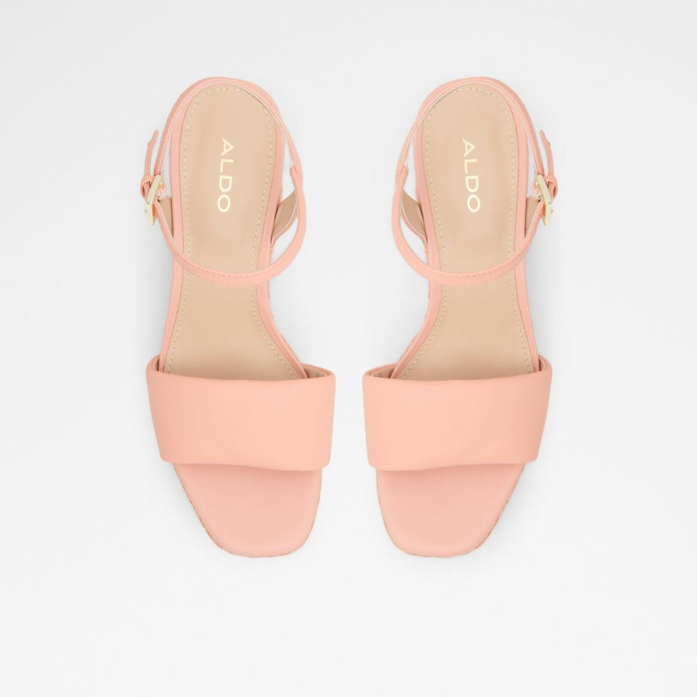 Dámské Sandály Aldo Jeigh Wedge sandal - Wedge heel Světle Oranžové | 51927RZMV