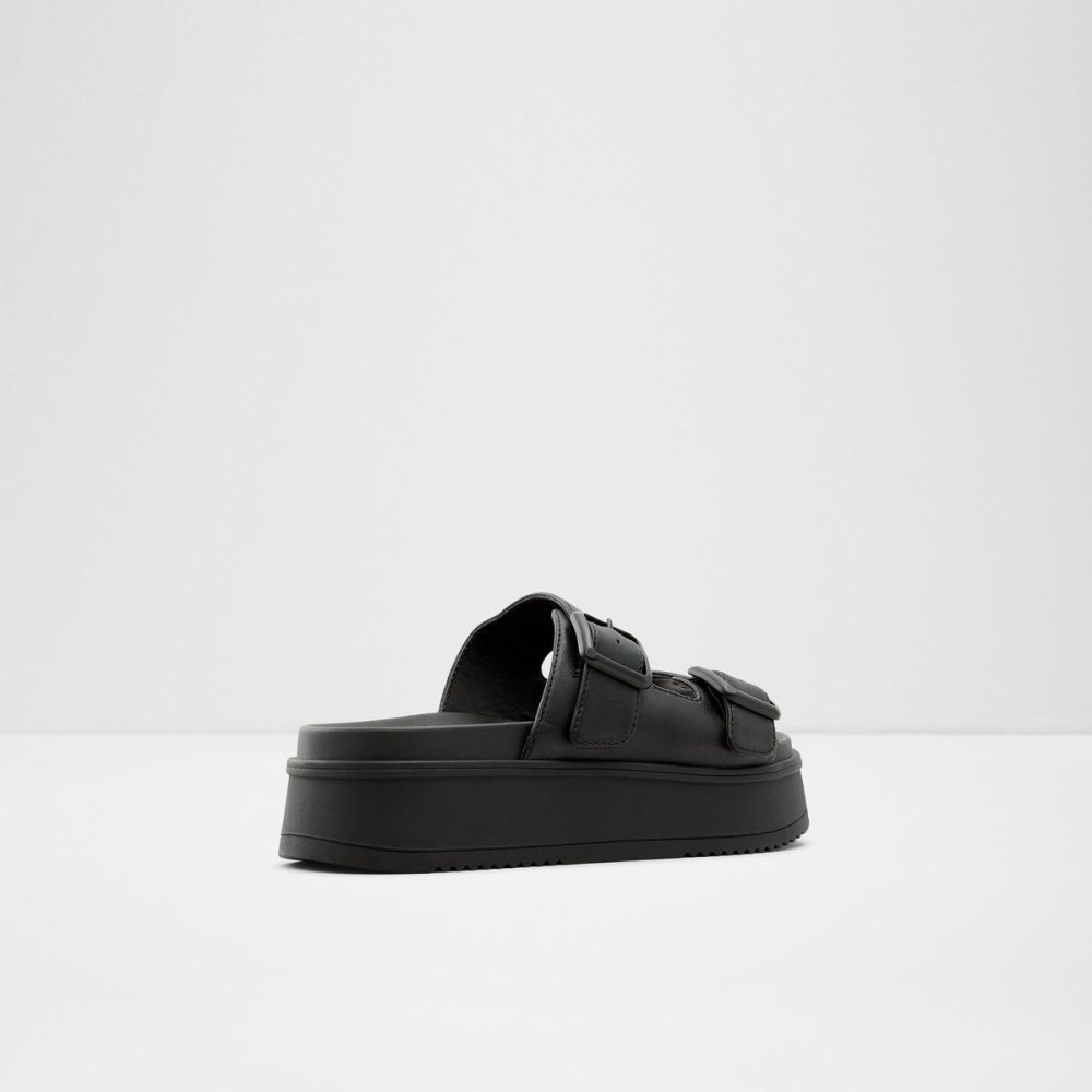 Dámské Sandály Aldo Jika Slide sandal - Flatform Černé | 07564MYUS