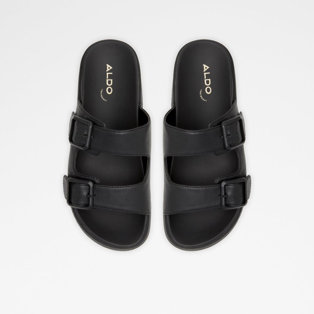 Dámské Sandály Aldo Jika Slide sandal - Flatform Černé | 07564MYUS