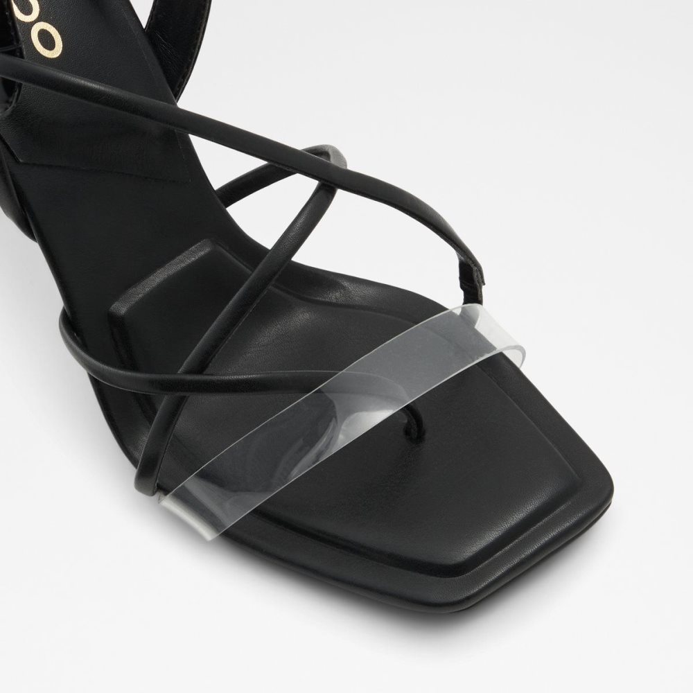 Dámské Sandály Aldo Juliet Thong sandal Černé | 68921IUGX