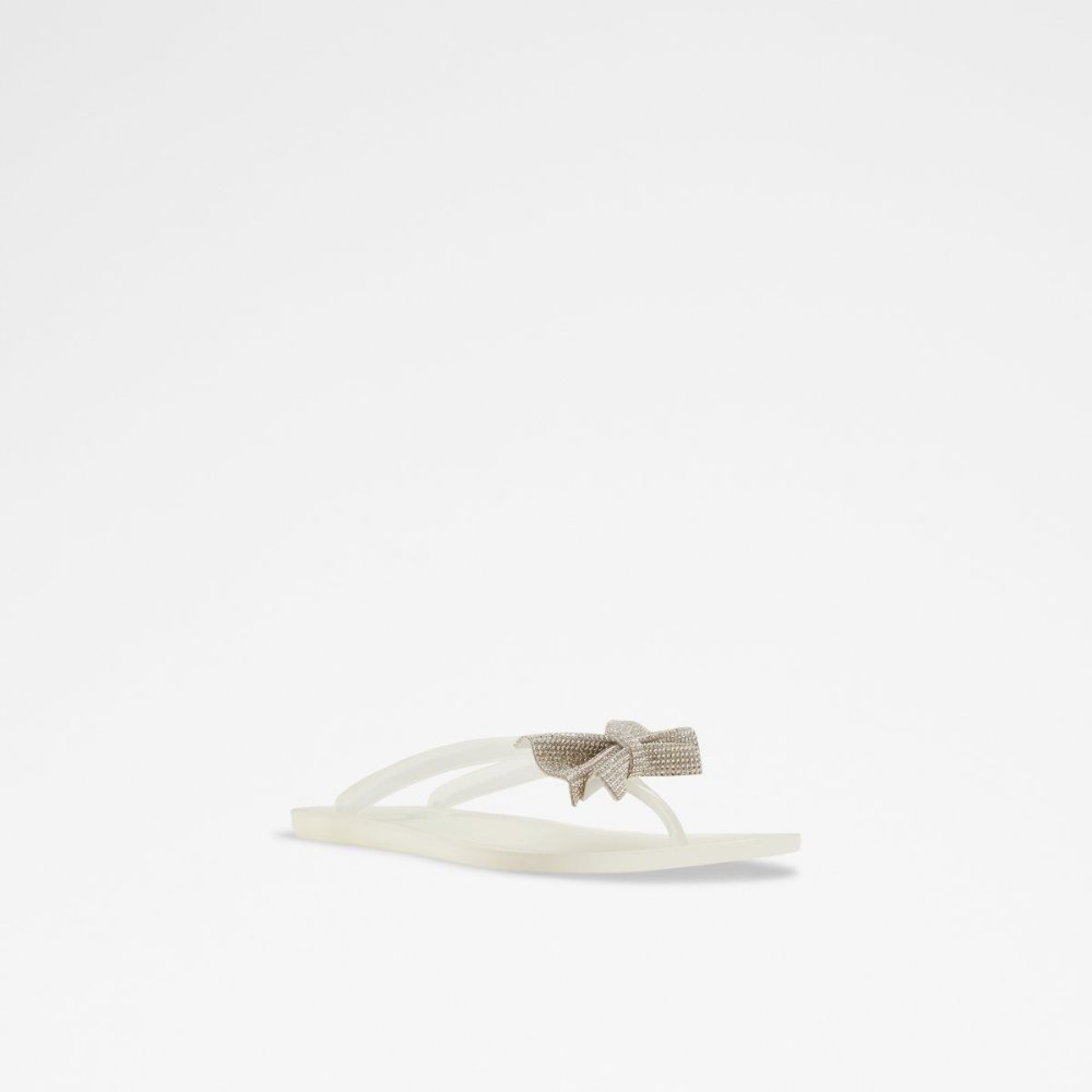 Dámské Sandály Aldo Kahala Flat sandal Bílé | 81032MBRA