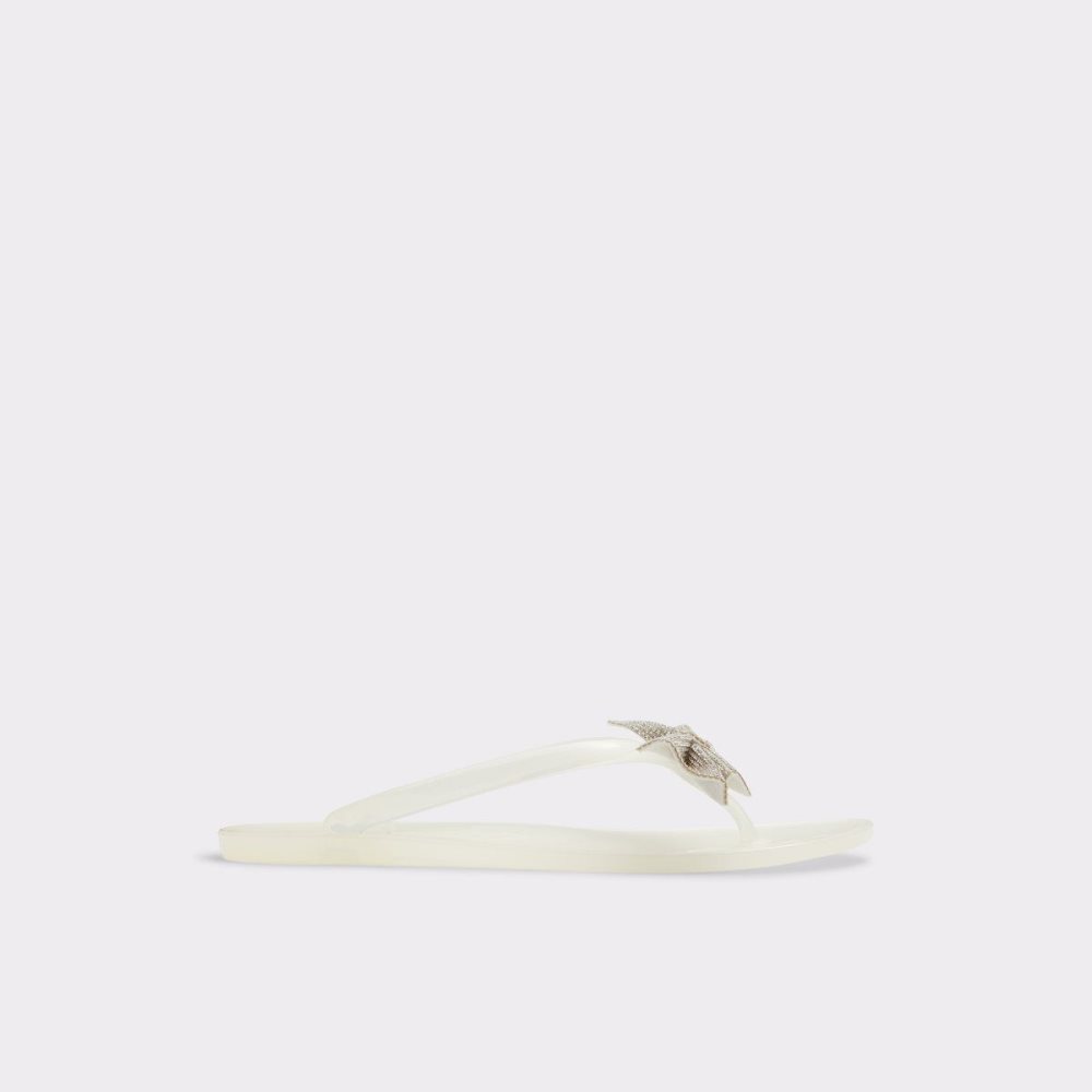 Dámské Sandály Aldo Kahala Flat sandal Bílé | 81032MBRA