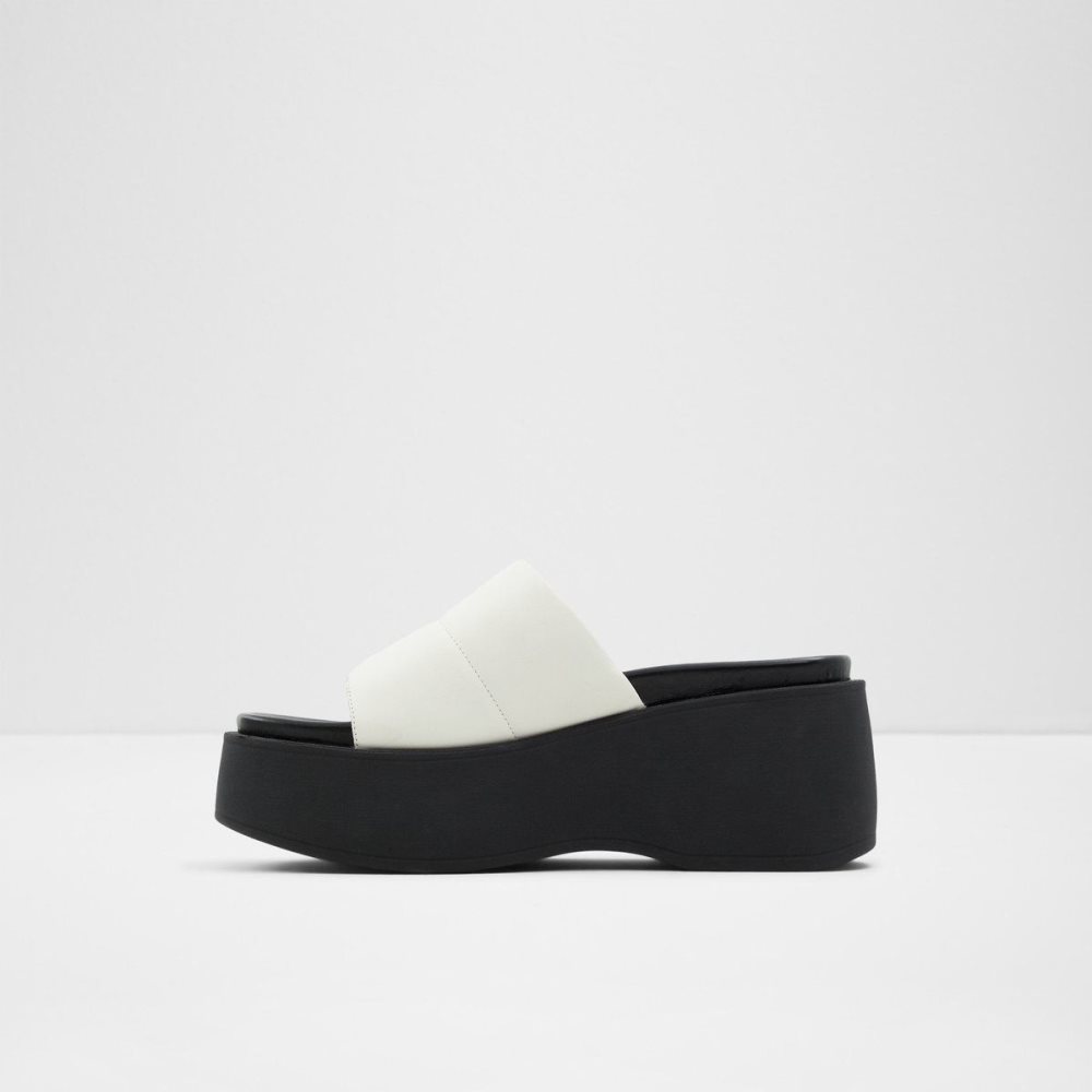 Dámské Sandály Aldo Libby Wedge sandal - Wedge heel Bílé | 74083GZUM