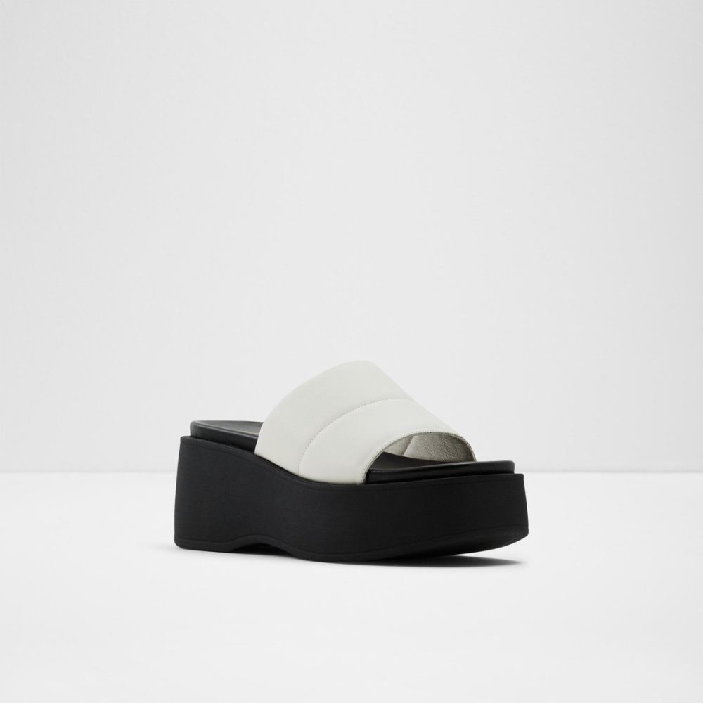 Dámské Sandály Aldo Libby Wedge sandal - Wedge heel Bílé | 74083GZUM