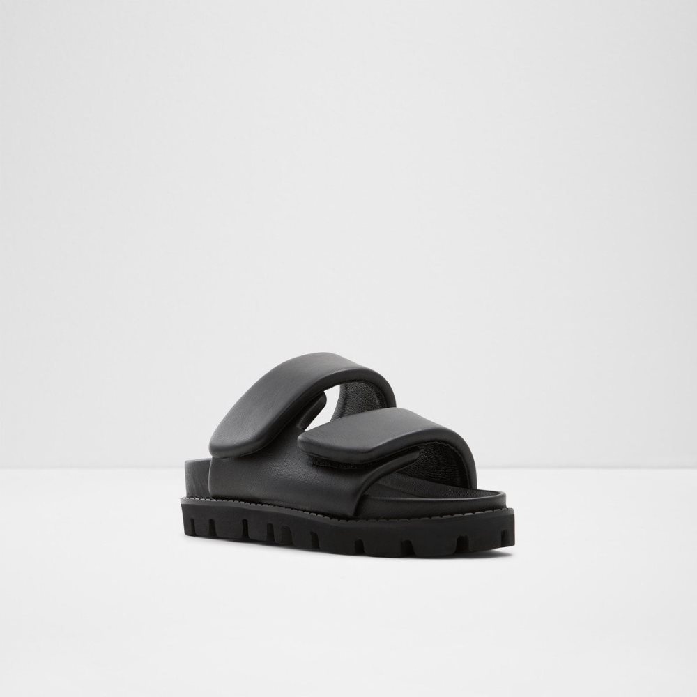 Dámské Sandály Aldo Lilo Slide sandal - Flatform Černé | 37258YNFR