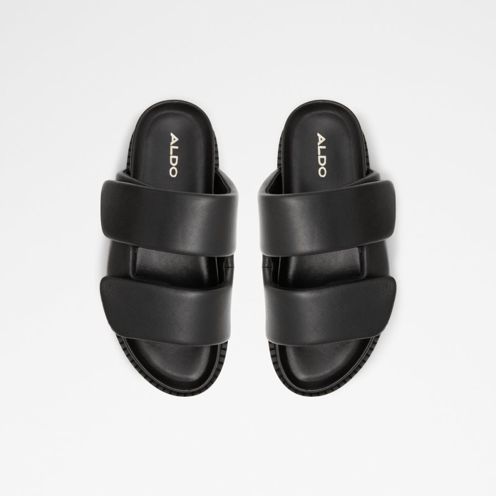 Dámské Sandály Aldo Lilo Slide sandal - Flatform Černé | 37258YNFR