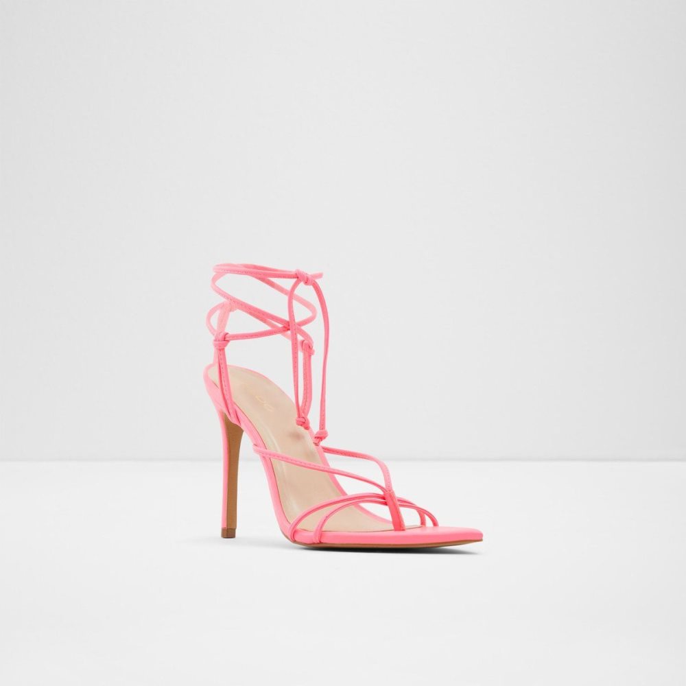 Dámské Sandály Aldo Lona Strappy heeled sandal - Stiletto heel Světle Růžové | 36749ESWY