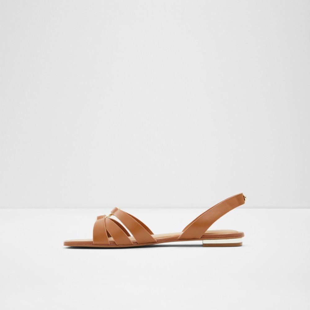 Dámské Sandály Aldo Marassi Sling back sandal Hnědé | 38540UZBQ