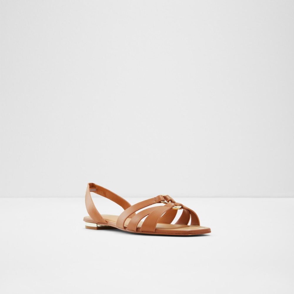 Dámské Sandály Aldo Marassi Sling back sandal Hnědé | 38540UZBQ