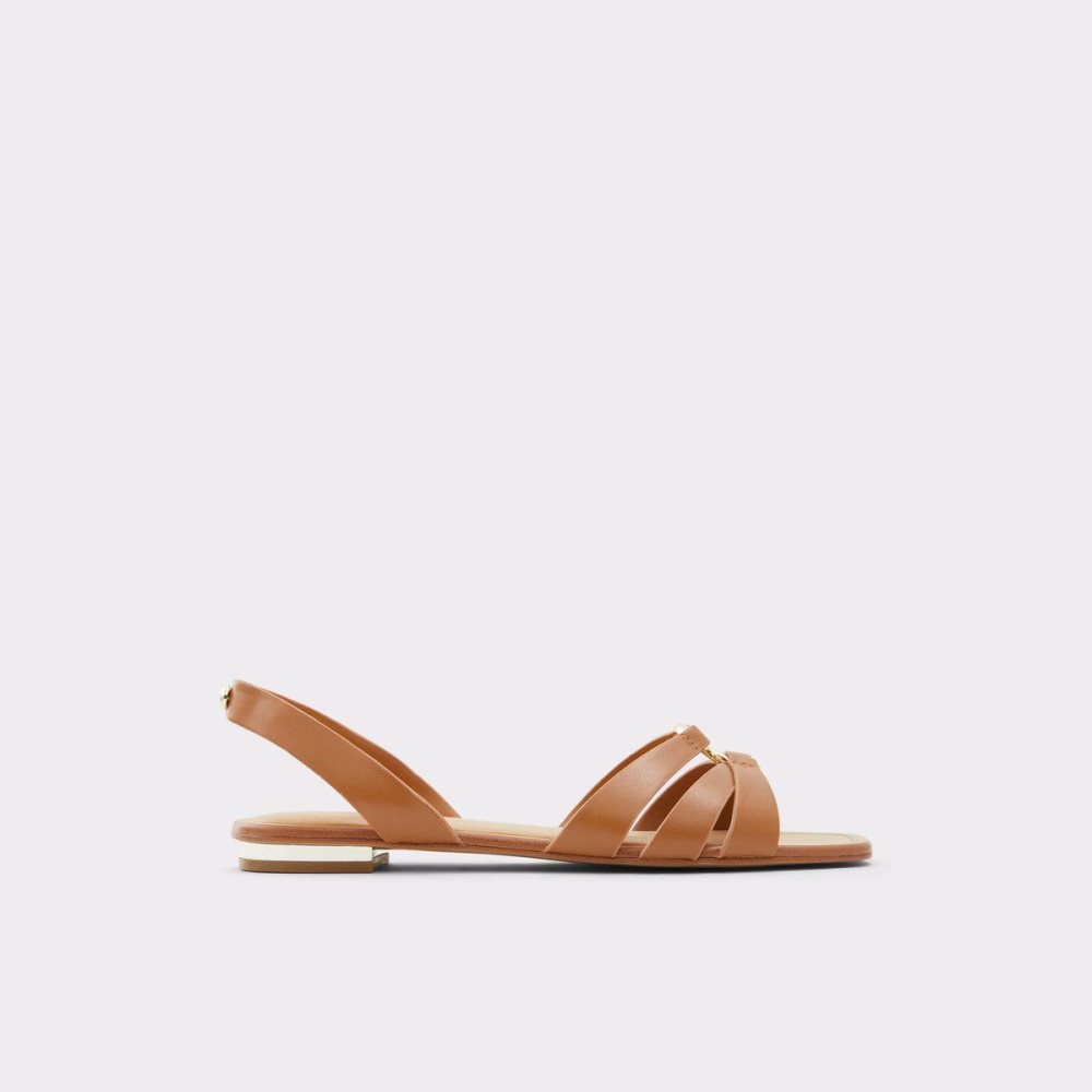 Dámské Sandály Aldo Marassi Sling back sandal Hnědé | 38540UZBQ