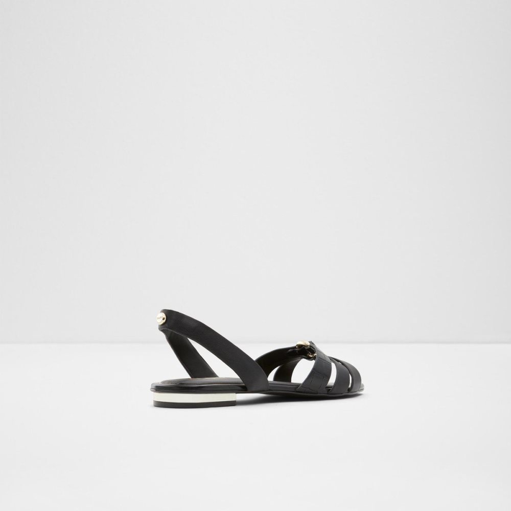 Dámské Sandály Aldo Marassi Sling back sandal Černé | 62853RNJB