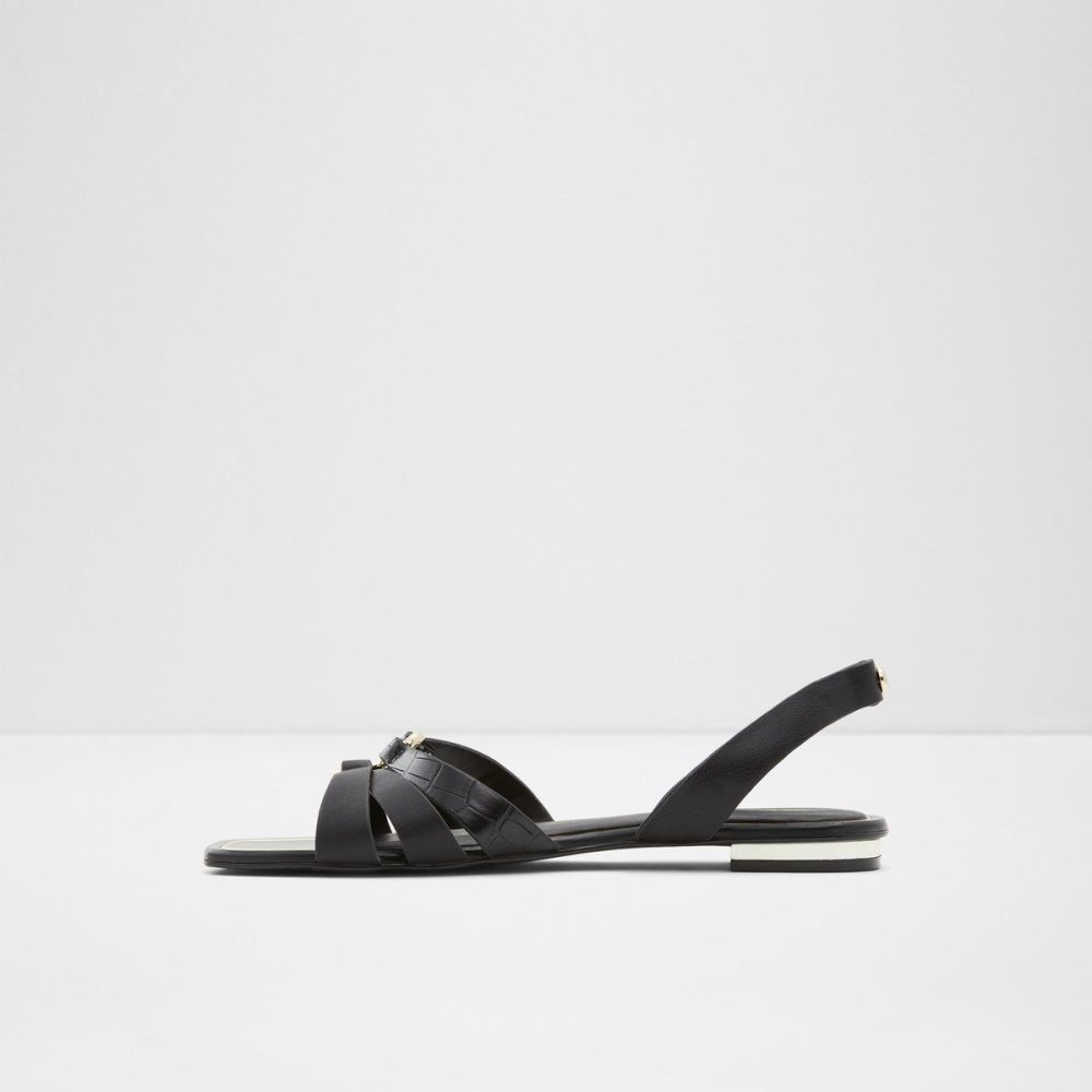 Dámské Sandály Aldo Marassi Sling back sandal Černé | 62853RNJB