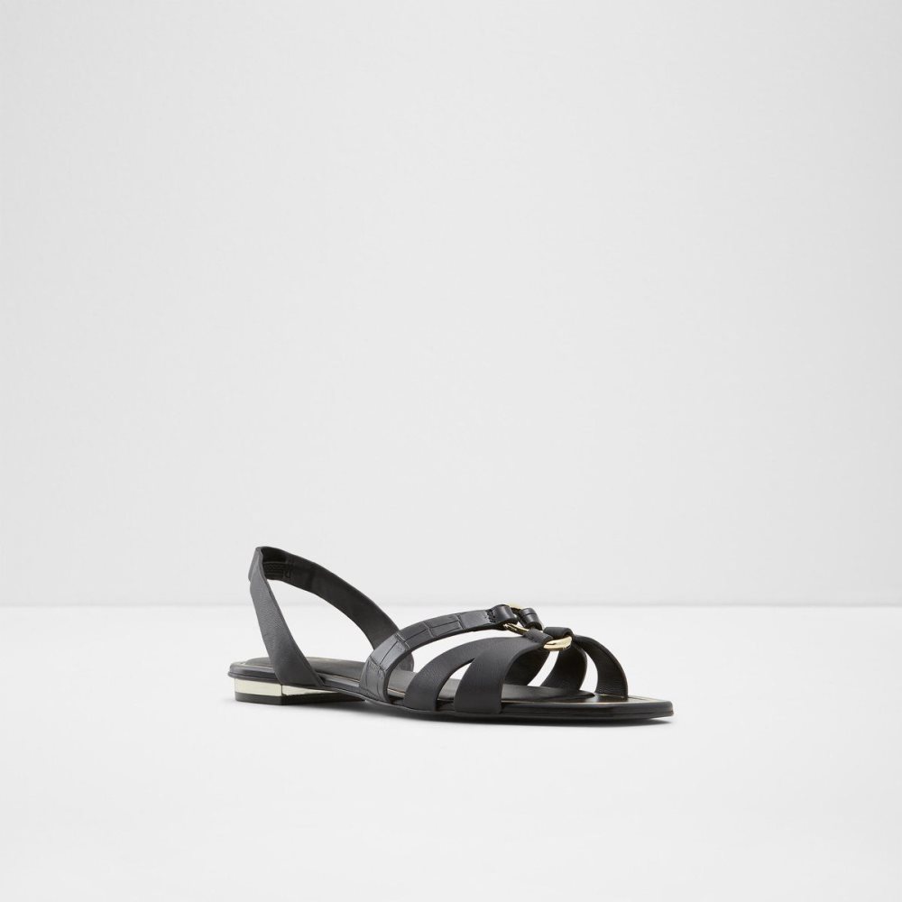 Dámské Sandály Aldo Marassi Sling back sandal Černé | 62853RNJB