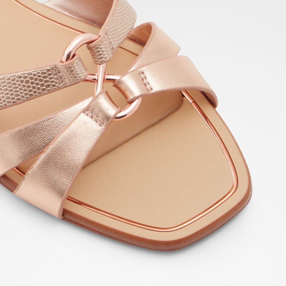 Dámské Sandály Aldo Marassi Sling back sandal Růžové Zlaté | 28157WSFY