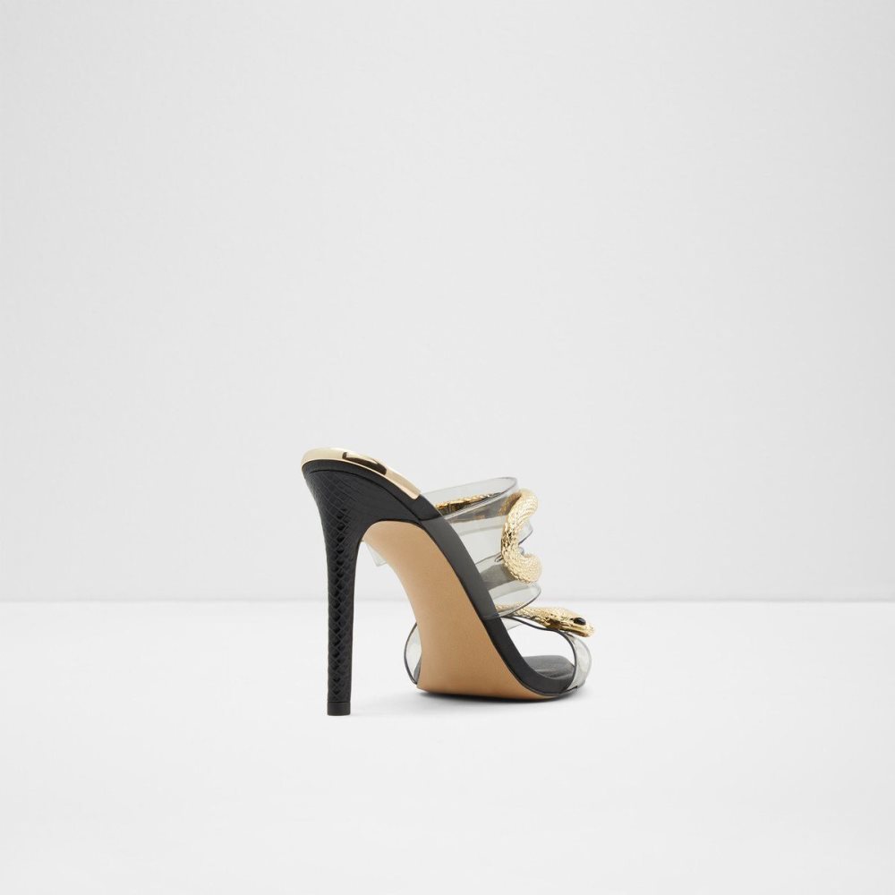 Dámské Sandály Aldo Najash Strappy heeled sandal - Stiletto heel Černé | 06285QHUG