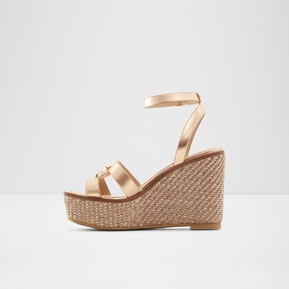 Dámské Sandály Aldo Onan Wedge sandal - Wedge heel Růžové | 24813ABVO