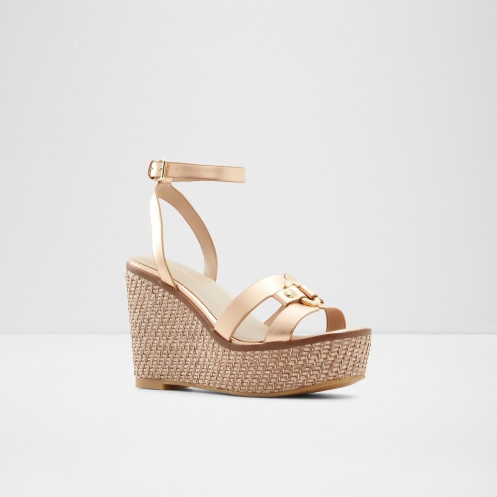 Dámské Sandály Aldo Onan Wedge sandal - Wedge heel Růžové | 24813ABVO