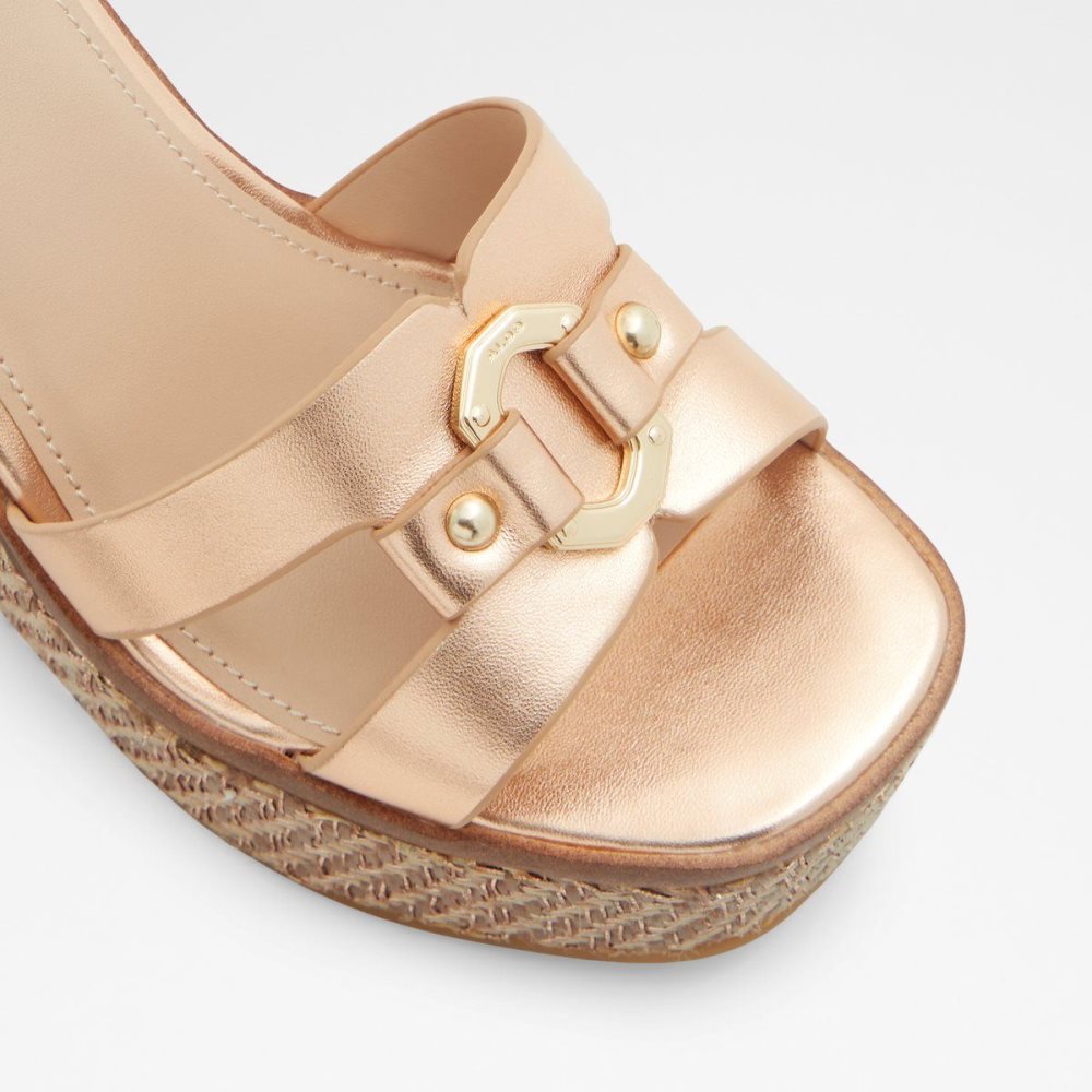 Dámské Sandály Aldo Onan Wedge sandal - Wedge heel Růžové | 24813ABVO