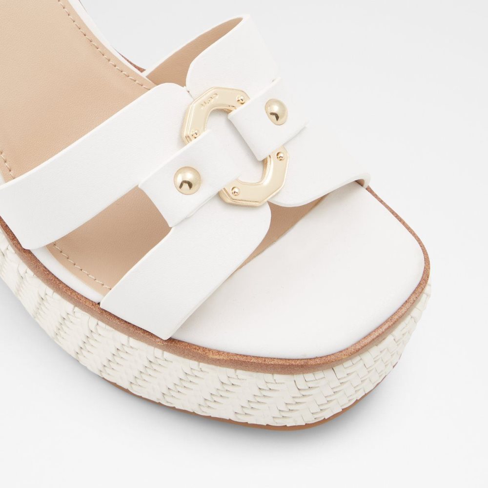 Dámské Sandály Aldo Onan Wedge sandal - Wedge heel Bílé | 28417VGBU