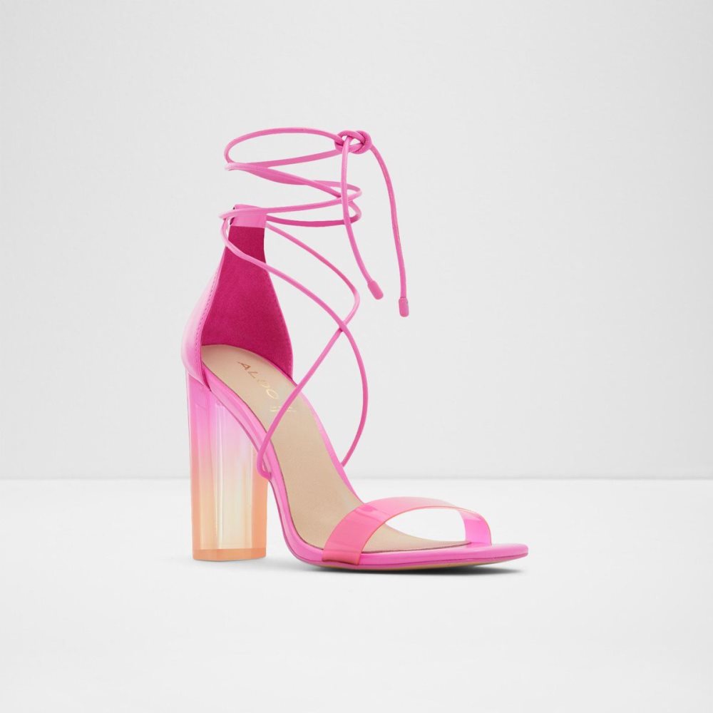 Dámské Sandály Aldo Onardonia Strappy heeled sandal Fuchsie | 31047FIYR