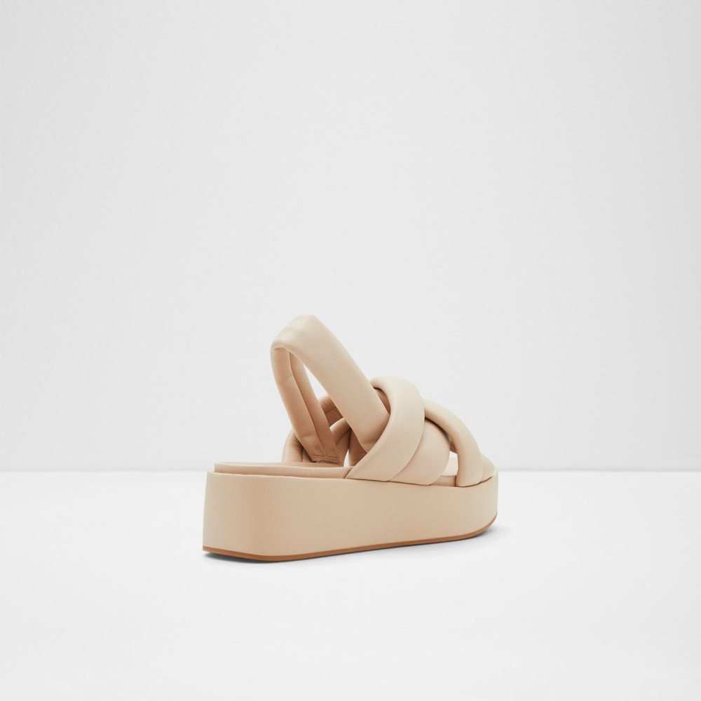 Dámské Sandály Aldo Phoebie Sling back sandal - Platform Béžový | 39026TLBG