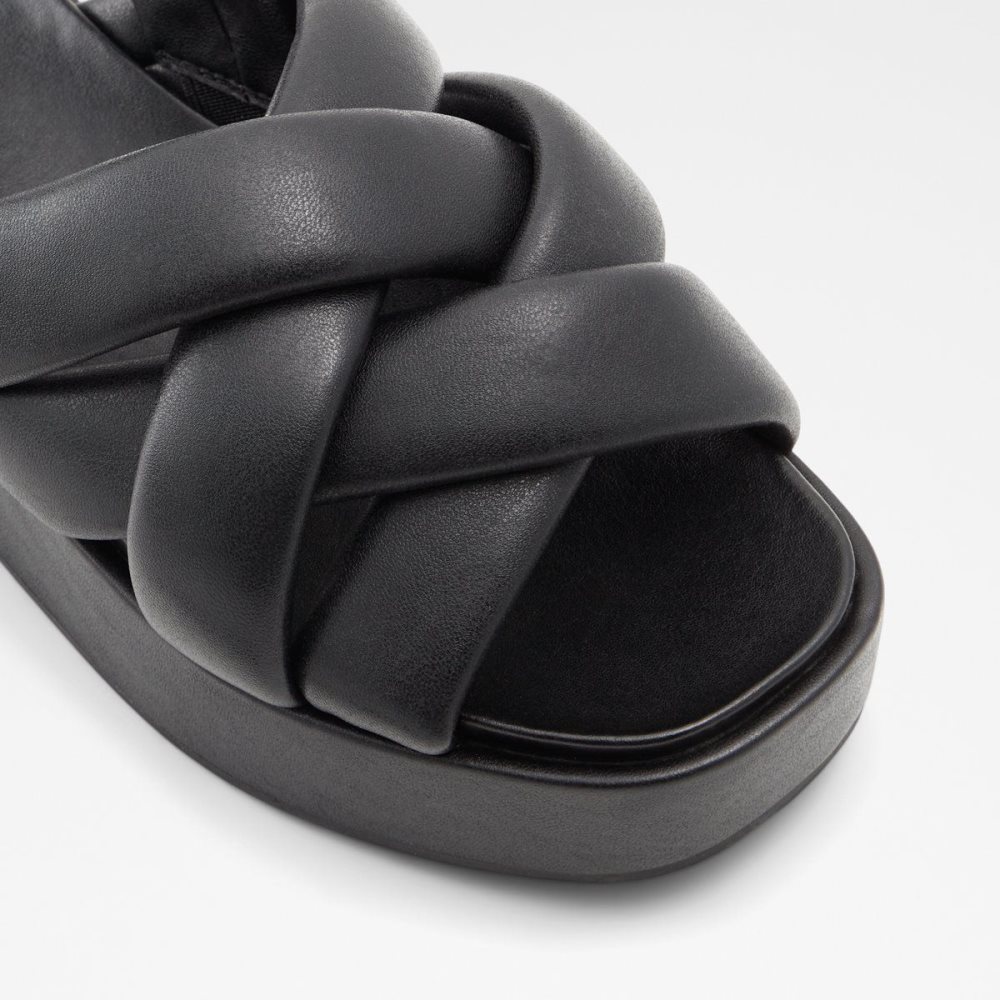 Dámské Sandály Aldo Phoebie Sling back sandal - Platform Černé | 08456WBJS