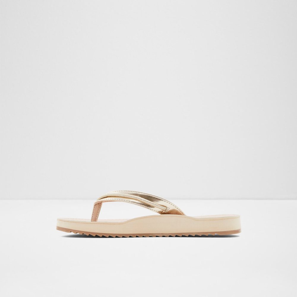 Dámské Sandály Aldo Polo Flip flops Champagne | 35869QBDW