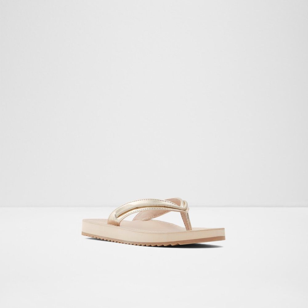 Dámské Sandály Aldo Polo Flip flops Champagne | 35869QBDW