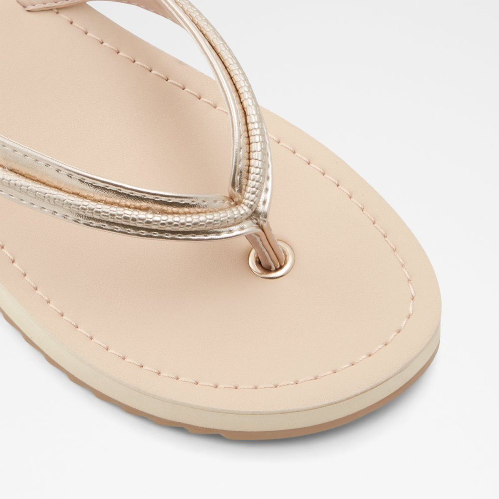 Dámské Sandály Aldo Polo Flip flops Champagne | 35869QBDW