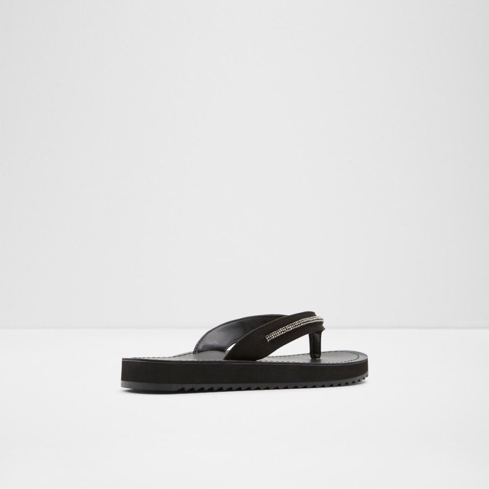 Dámské Sandály Aldo Polo Flip flops Černé | 73490RIJW